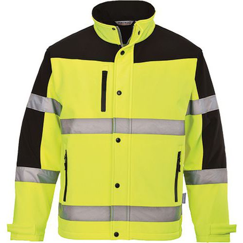 Reflexní softshelová bunda 3L Hi-Vis, žlutá