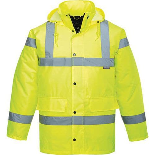 Reflexní nepromokavá bunda Fokus Hi-Vis, žlutá