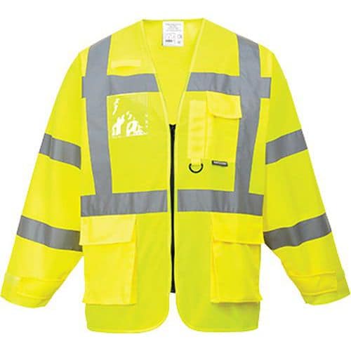 Reflexní manažerská blůza Hi-Vis, žlutá