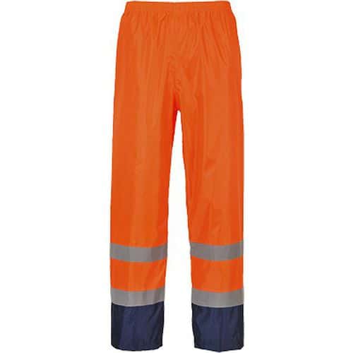 Reflexní kalhoty Cassic Contrast Hi-Vis, modré/oranžové
