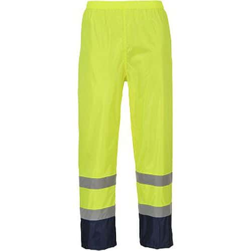 Reflexní kalhoty Cassic Contrast Hi-Vis, modré/žluté