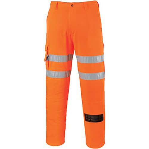 Reflexní kalhoty Rail Combat Hi-Vis, oranžové