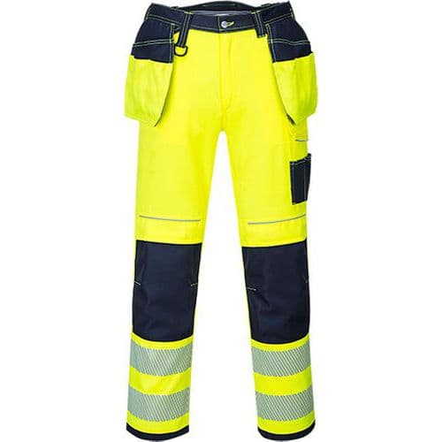 Reflexní kalhoty PW3 Holster Hi-Vis, modré/žluté