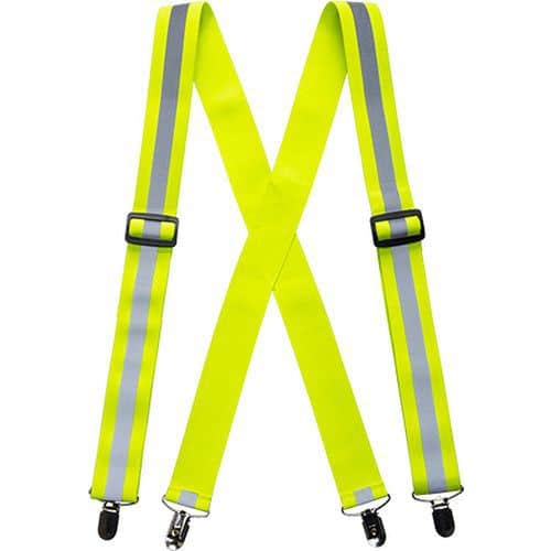 Kalhotové kšandy Hi-Vis, žluté