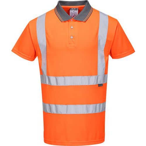 Reflexní polokošile s krátkým rukávem Ris Hi-Vis, oranžová