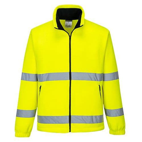 Reflexní fleecová bunda Essential Hi-Vis, žlutá