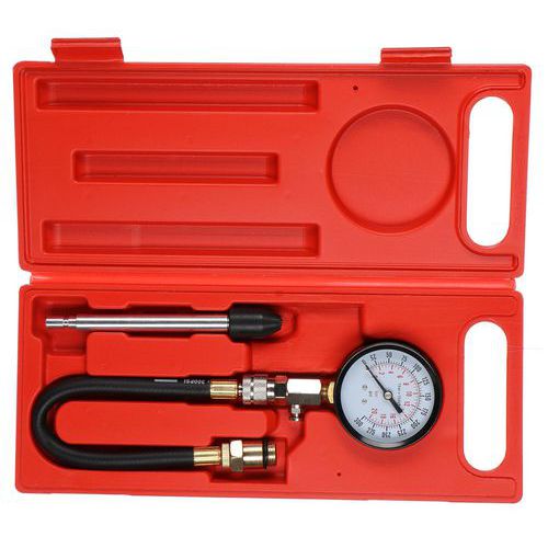 Sada pro testování komprese benzínových motorů MECHANIC ENGINE TESTER 3, 0-20bar, 3ks SIXTOL