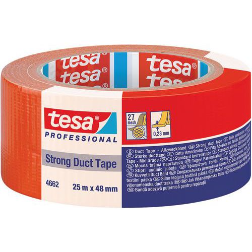 Voděodolná lepicí páska Tesa American Canvas, 25 m, 48 mm