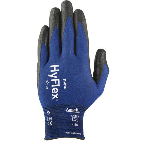 Povrstvené rukavice Ansell Hyflex 11-816