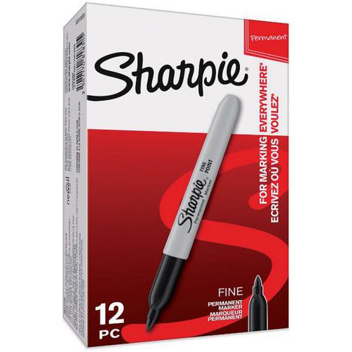 Permanentní popisovače Sharpie, 12 ks