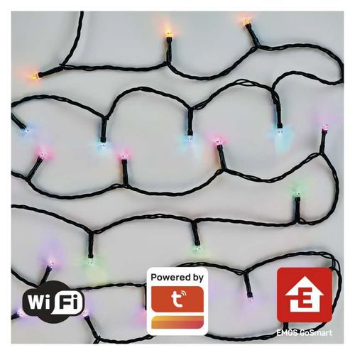 LED vánoční řetězy GoSmart , venkovní i vnitřní, RGB, programy, časovač, Wi-Fi