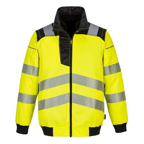 Bunda PW3 Hi-Vis 3v1 Pilot, černá/žlutá