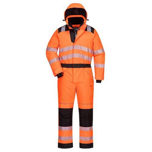 Zimní kombinéza PW3 Hi-Vis, černá/oranžová