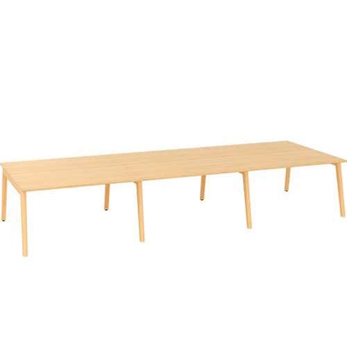 Kancelářské stoly Bench Alfa Root, 420 x 160 x 74,2 cm