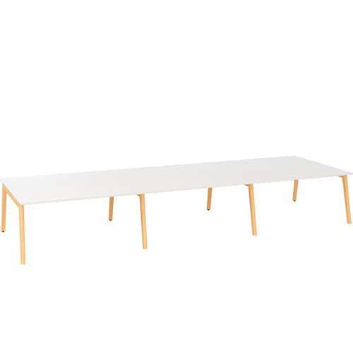 Kancelářské stoly Bench Alfa Root, 480 x 160 x 74,2 cm