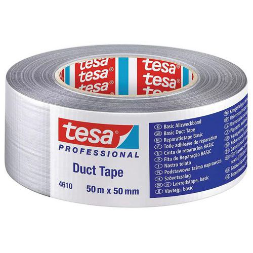 Lepicí páska Tesa, 50 m, 50 mm, stříbrná