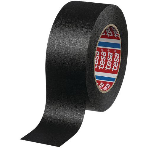 Maskovací lepicí páska Tesa, 50 m, 50 mm, černá