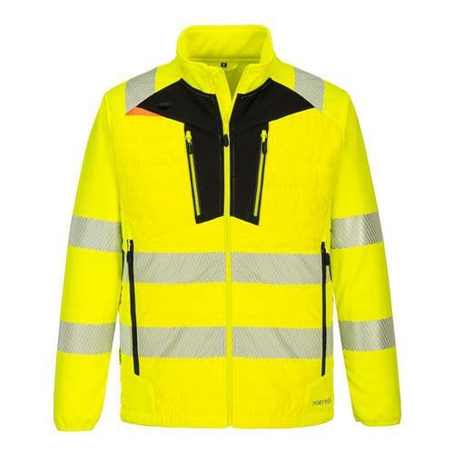 Hybridní baffle bunda DX4 Hi-Vis, černá/žlutá