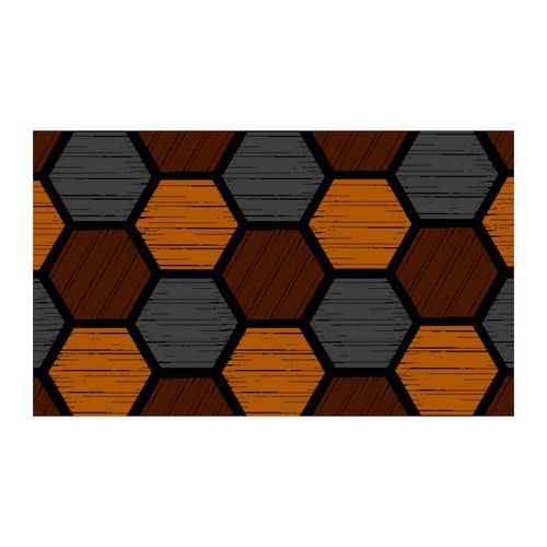 Vnitřní čisticí rohože Déco Design™ Imperial Honeycomb