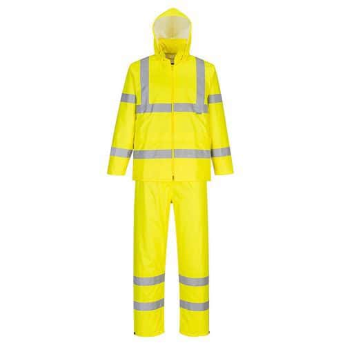 Oděv do deště Hi-Vis Packaway, žlutá