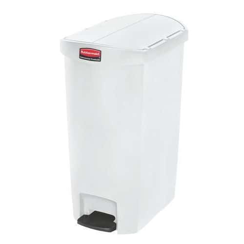 Plastov odpadkov ko Rubbermaid End Step, objem 50 l, bl