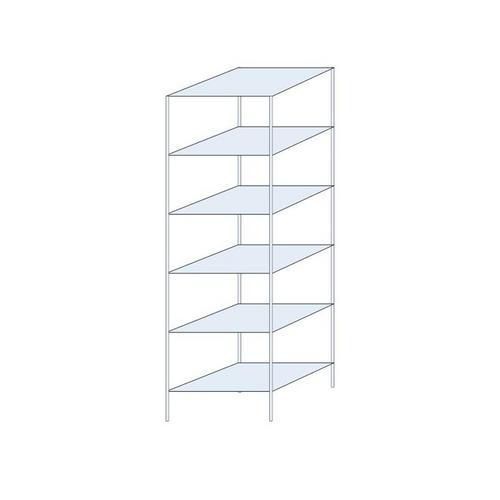 Kovov regl Taranis, zkladn, 250 x 75 x 60 cm, 1 320 kg, 6 po