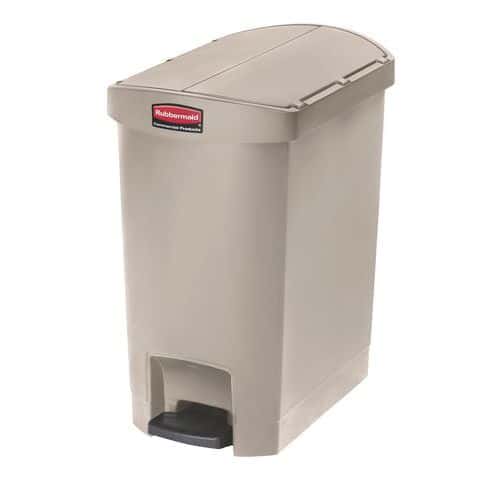 Plastov odpadkov ko Rubbermaid End Step, objem 30 l, bov