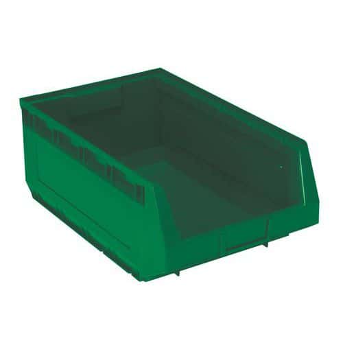 Plastov box Manutan 19 x 30,3 x 48,5 cm, zelen