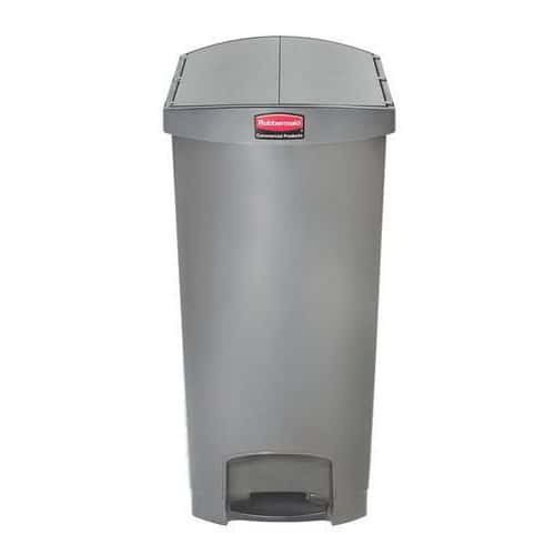 Plastov odpadkov ko Rubbermaid End Step, objem 90 l, ed