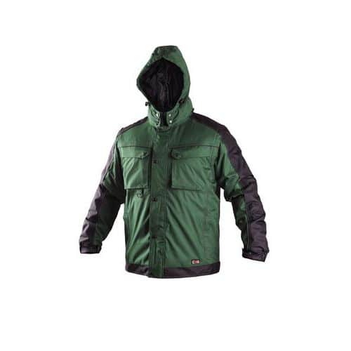 Pnsk zimn bunda IRVINE, zeleno-ern, vel. 3XL