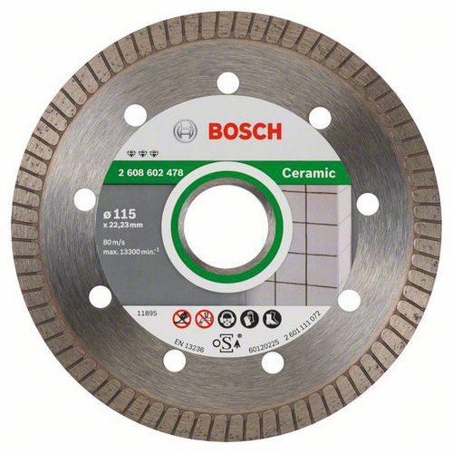 Bosch - Diamantov ezn kotou Best for Ceramic Extra-Clean Tur