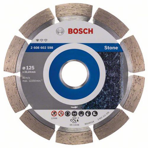 Bosch - Diamantov ezn kotou Standard for Stone 125 x 22,23 x