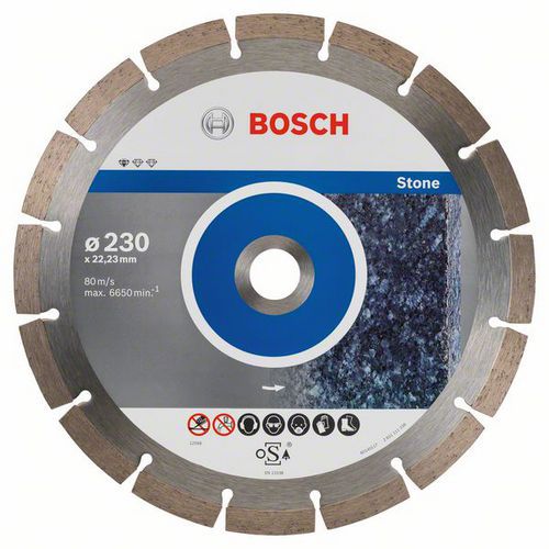 Bosch - Diamantov ezn kotou Standard for Stone 230 x 22,23 x