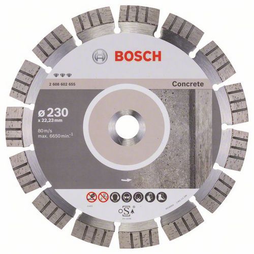 Bosch - Diamantov ezn kotou Best for Concrete 230 x 22,23 x