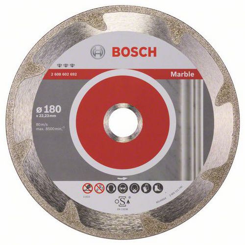 Bosch - Diamantov ezn kotou Best for Marble 180 x 22,23 x 2, - Kliknutm na obrzek zavete