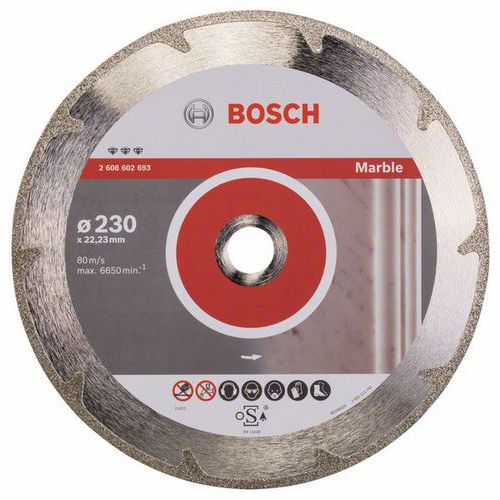 Bosch - Diamantov ezn kotou Best for Marble 230 x 22,23 x 2,