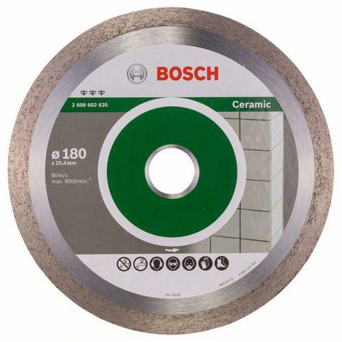 Bosch - Diamantov ezn kotou Best for Ceramic 180 x 25,40 x 2