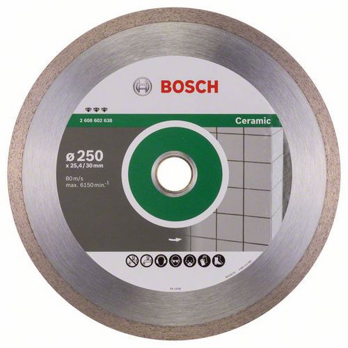 Bosch - Diamantov ezn kotou Best for Ceramic 250 x 30/25,40