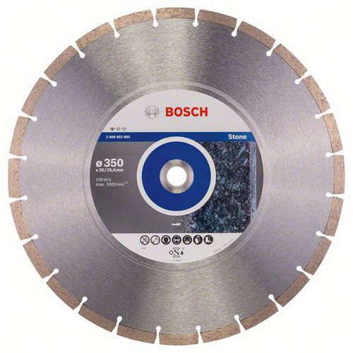 Bosch - Diamantov ezn kotou Standard for Stone 350 x 20/25,4
