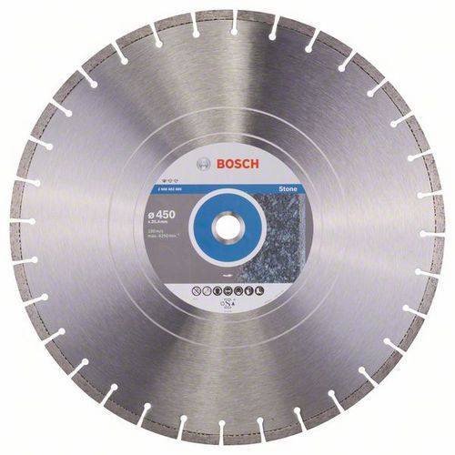 Bosch - Diamantov ezn kotou Standard for Stone 450 x 25,40 x