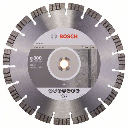 Bosch - Diamantov ezn kotou Best for Concrete 300 x 20,00+25