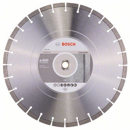 Bosch - Diamantov ezn kotou Best for Concrete 400 x 20,00 +