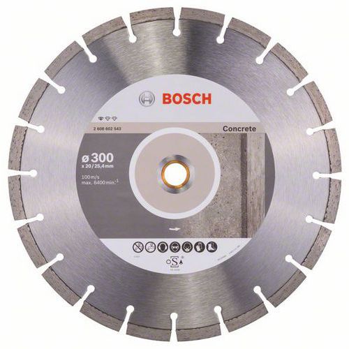 Bosch - Diamantov ezn kotou Standard for Concrete 300 x 20/2