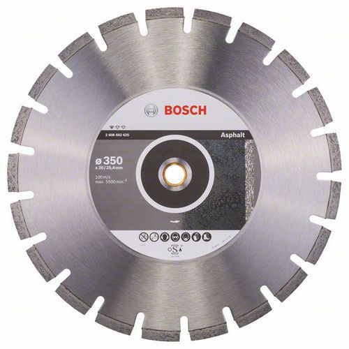 Bosch - Diamantov ezn kotou Standard for Asphalt 350 x 20/25