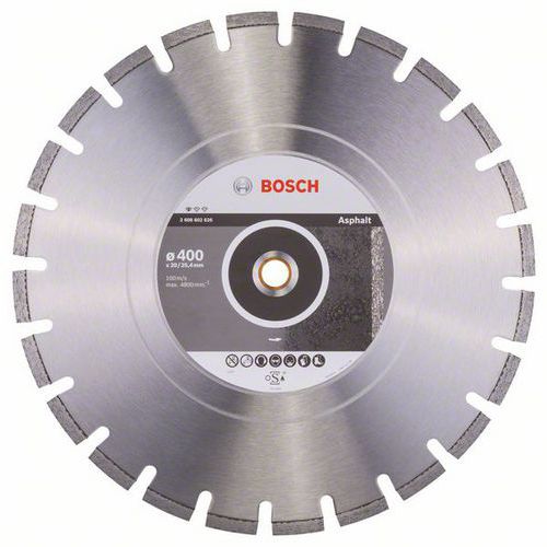 Bosch - Diamantov ezn kotou Standard for Asphalt 400 x 20/25