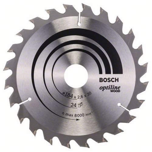 Bosch - Pilov kotou Optiline Wood 184 x 30 x 2,6 mm, 24