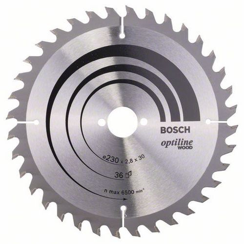 Bosch - Pilov kotou Optiline Wood 230 x 30 x 2,8 mm, 36