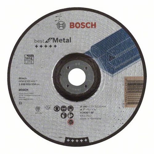 Bosch - Hrubovac kotou profilovan Best for Metal A 2430 T BF,