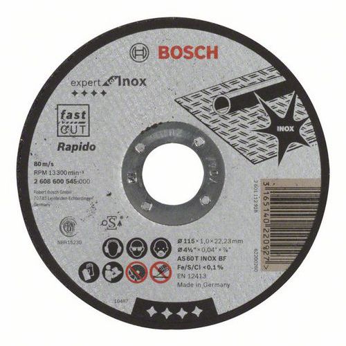 Bosch - ezn kotou rovn Expert for Inox - Rapido AS 60 T INOX