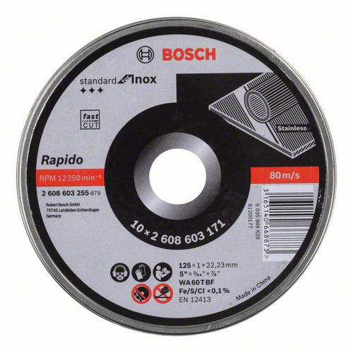 Bosch - ezn kotou rovn Standard for Inox - Rapido WA 60 T BF